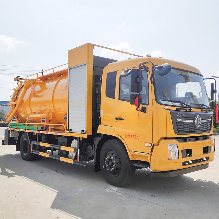 High pressure clean truck